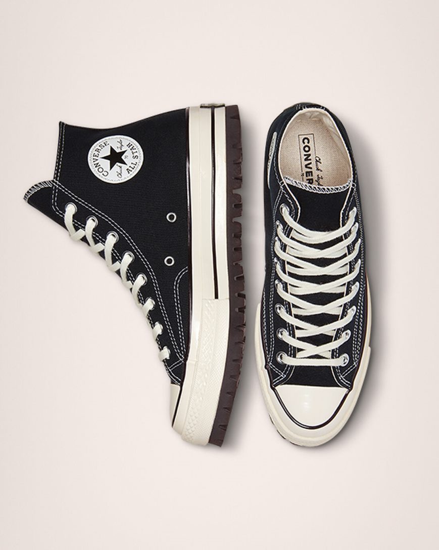 Tenis Converse Chuck 70 Trek Cano Alto Feminino Pretas | PT V0485TP